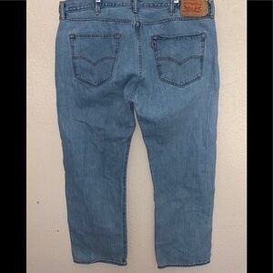 𝅺LEVI’S 501  Denim Jeans 42x30 Button Fly Bx